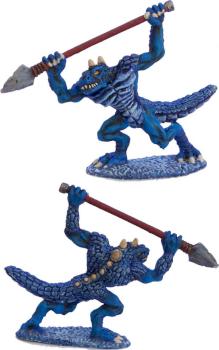 Lizardman with spear by fizzerchris