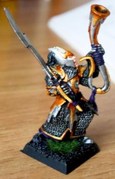 Dark Elves Executioner musician from command group by roman