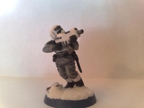 Imperial Guard trooper by KaaiZer