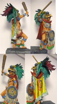 Aztec warior by fischy