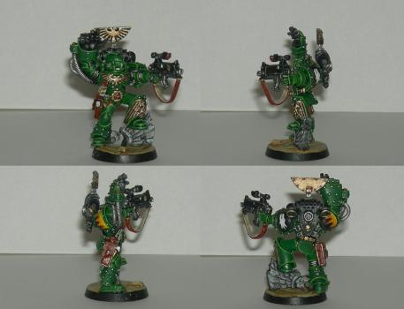 Salamander Sternguard with Powerfist by GraemePaul