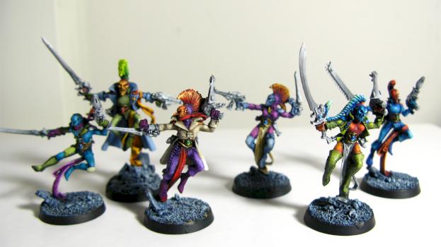 Eldar Harlequins by papernero