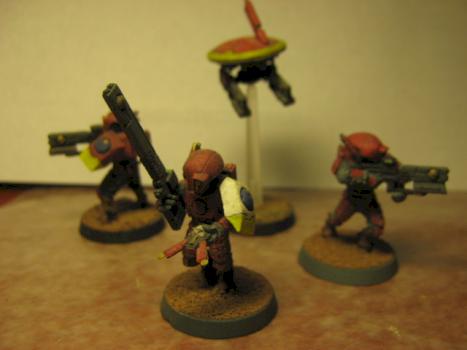 Tau Fire Warriors by feydrautha