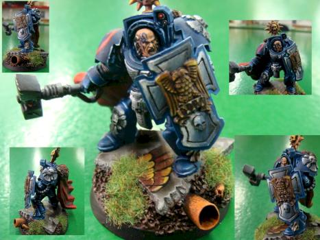 Space marine captain by Golgamoth