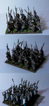Bretonnian Men at Arms by peloso