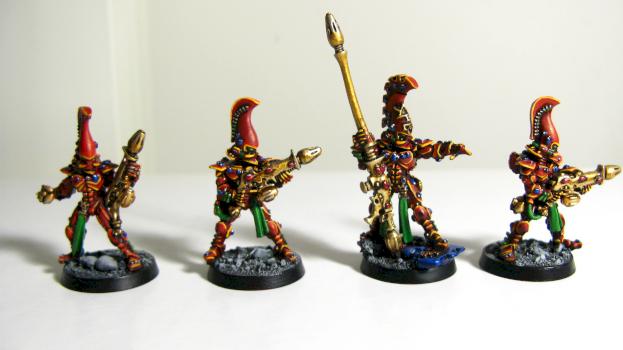 Eldar Fire Dragons by papernero