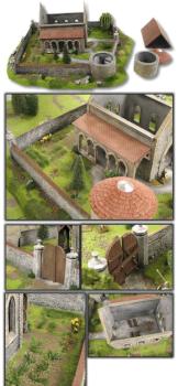 Monastery in 28mm scale by Dirk