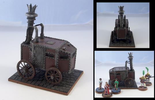 Armored Steam Car by Dutch Mogul