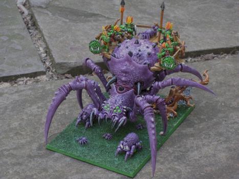 Goblin Arachnarok Spider by KevinC