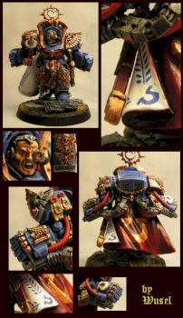 Ultramarine Lord Macragge, Marneus Calgar by Wusel
