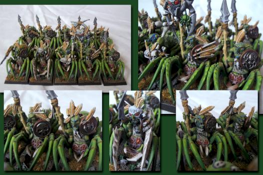 Forest Goblin Spider Riders by Cake