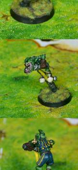 Blood Bowl goblin pogoer by trollmaltes
