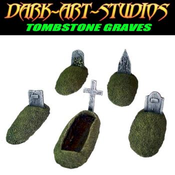 tombstone graves by DarkArt