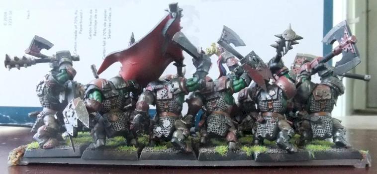 Black Orcs by Amegamenon