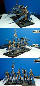 mounted demonetes by EjercitoElfo