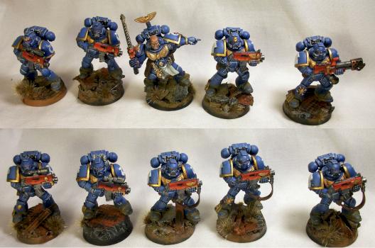 Space Marine Tactical Squad by Grigory