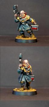 Man with a mission - stranded Imperial Aquila Pilot of the Imperial Fists by Xcorac