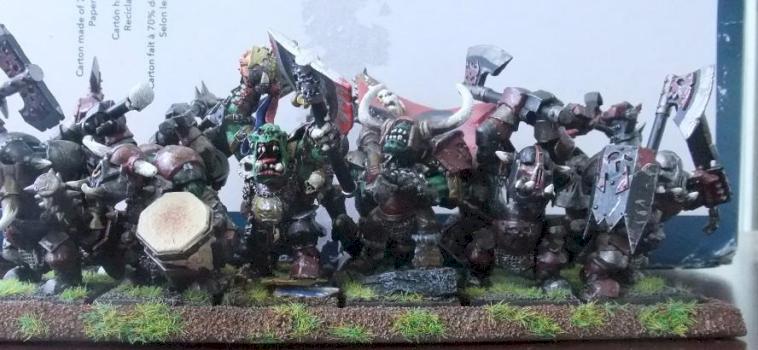 Black Orcs by Amegamenon