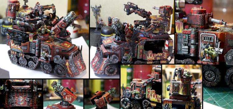 Ork Battlewagon by hamboy