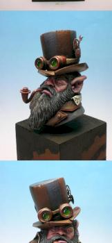 Buste Steampunk (Forged Monkey) by Wilgor