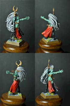 Dark Elf Sorceress by Ricardo Diaz Lopez