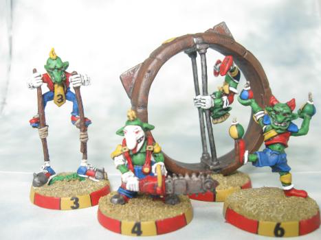 Blood Bowl Circus Goblins: The Cheaters by abrennan