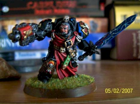 Black Tamplars terminator captain WIP by MadHamster