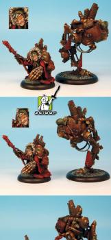 WARMACHINE Khador The Old Wich & Scrapjack Painted by Scibor
