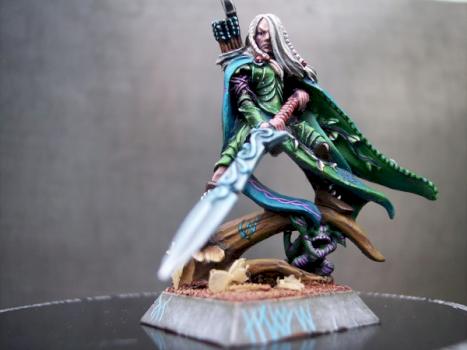 wood elf lord with great weapon by Lords of Glamorgarth