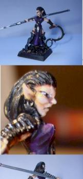 apprentie maitre des betes elfe noir / dark elf by Lamenoire