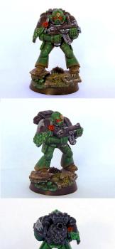 Space marine Salamander by Asamon