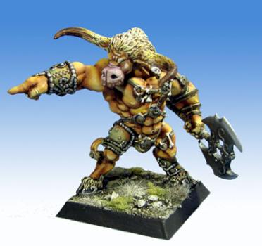 kelt minotaur of the plains by Dragonfire Studio
