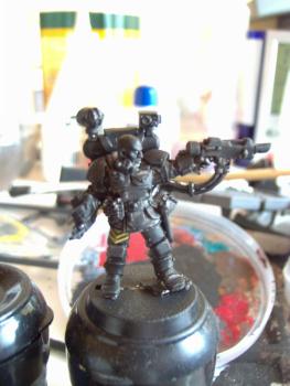 Kasrkin Command Squad Field Medic WIP by Vitruvian Ape