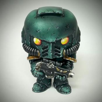 Custom Funko Pop! Dark Angel Intercessor Space Marine by Jambot