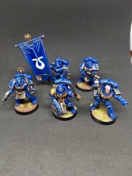 COMPANY COMMAND ULTRAMARINES by juanlurockerman