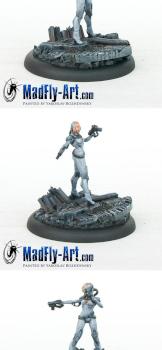 Space Girl by MadFlyArtStudio