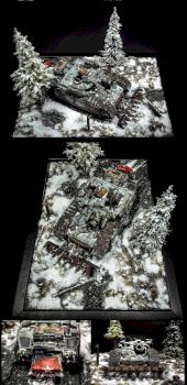 Mortian Tank Hunter Winter Diorama by mortian