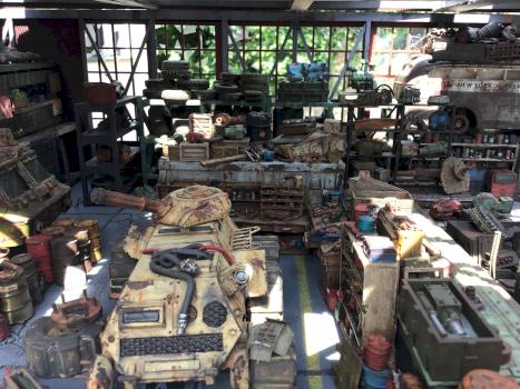 Junktown Vehicle Bay by Clanmac