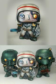 Custom Funko Pop! Dark Angel Space Marine Sergeant by Jambot