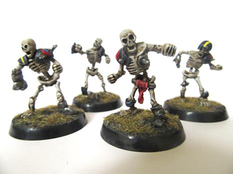 bloodbowl skeletons by sam wilson