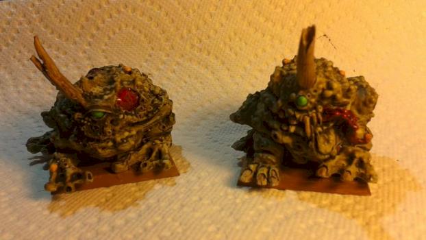 Nurgle Plague Toads by Vikkturr