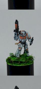 Space marine intercessor by Morhgen