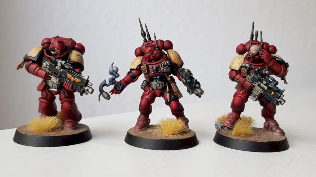 Space Marine Blood Raven Kill Team by Intercore