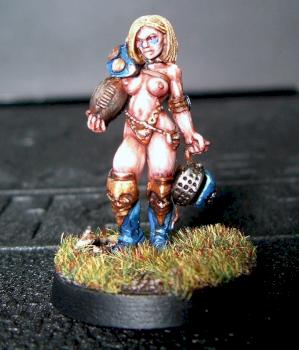 Female Bloodbowl player by Methiston