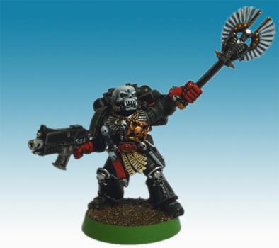 Crimson Fists Space Marine Chaplain by Caliban