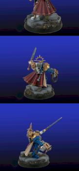 Space marine commander - Eagle Warrior by Rose Model Art