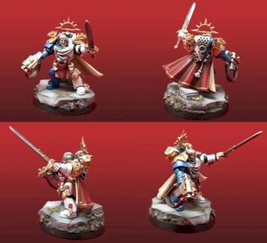 Space Marine Eagle Warrior commander by Rose Model Art