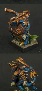 Lizardmen Saurus Oldblood by thefigurecorner