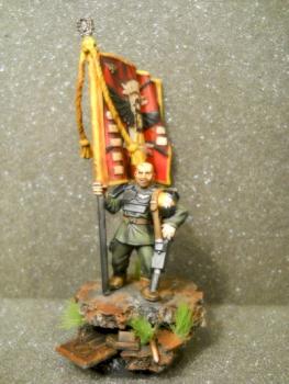 Cadian standard bearer by Tryzna