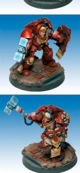 Blood Angels Terminator with Hammer and Shield by nazgash